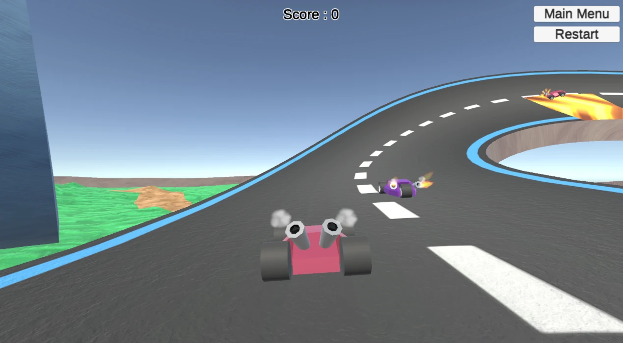 Powerslide Kart Simulatpr gameplay screenshot