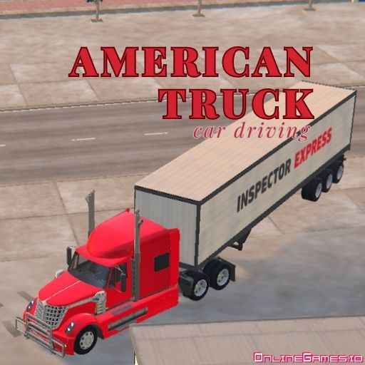 American Truck Car Driving