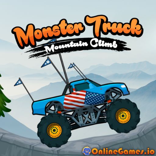 Monster Truck Mountain Climb Online Game